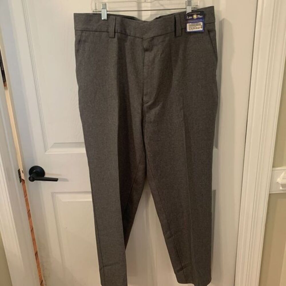 NEW MENS LAWPRO Quartermaster POLY‎ COMFORT WAIST PANTS Heather Gray size 42x30